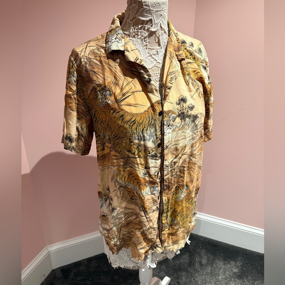 ASOS Tiger print top